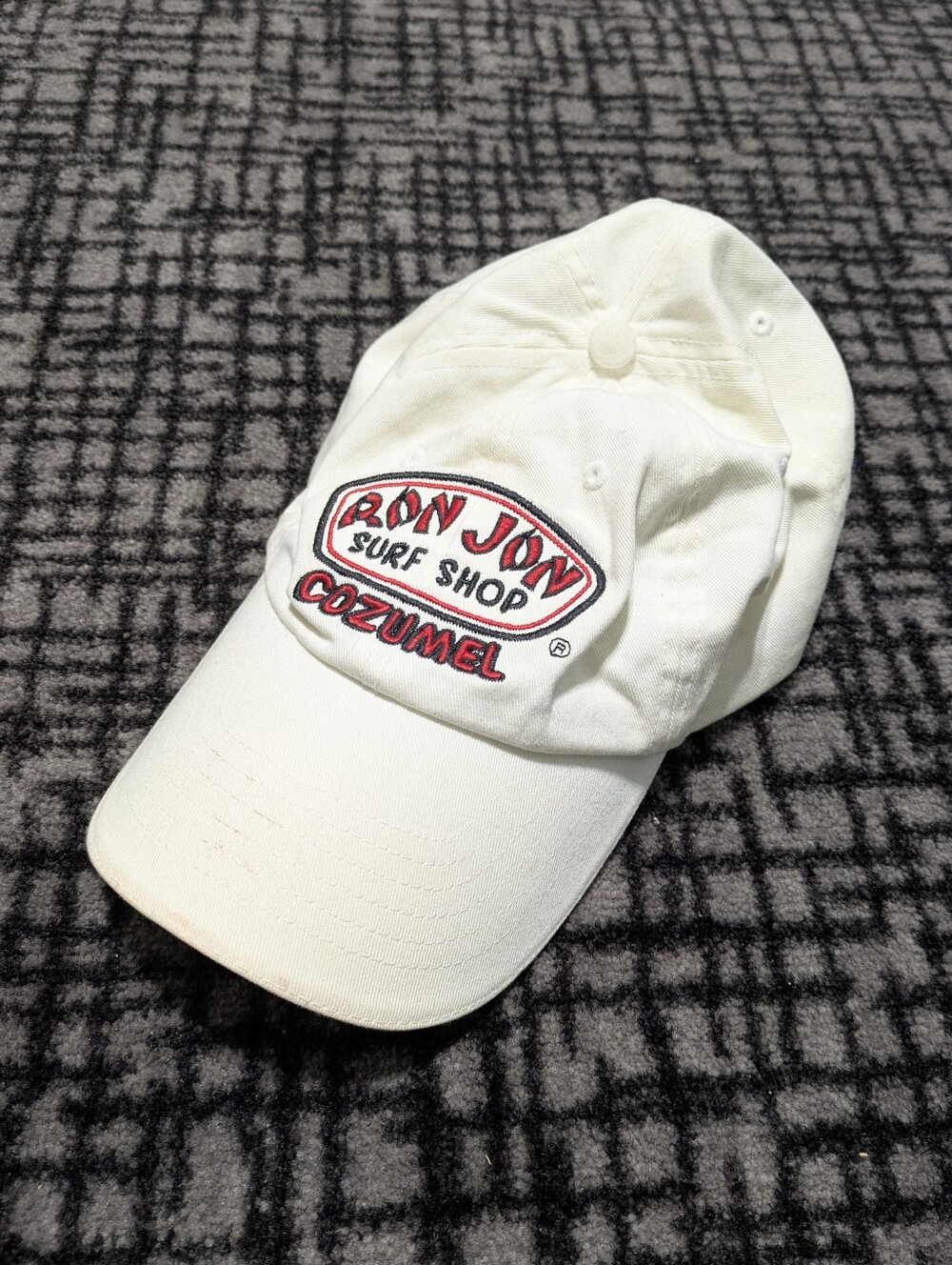 Ron John Surf Shop White Adjustable Cap